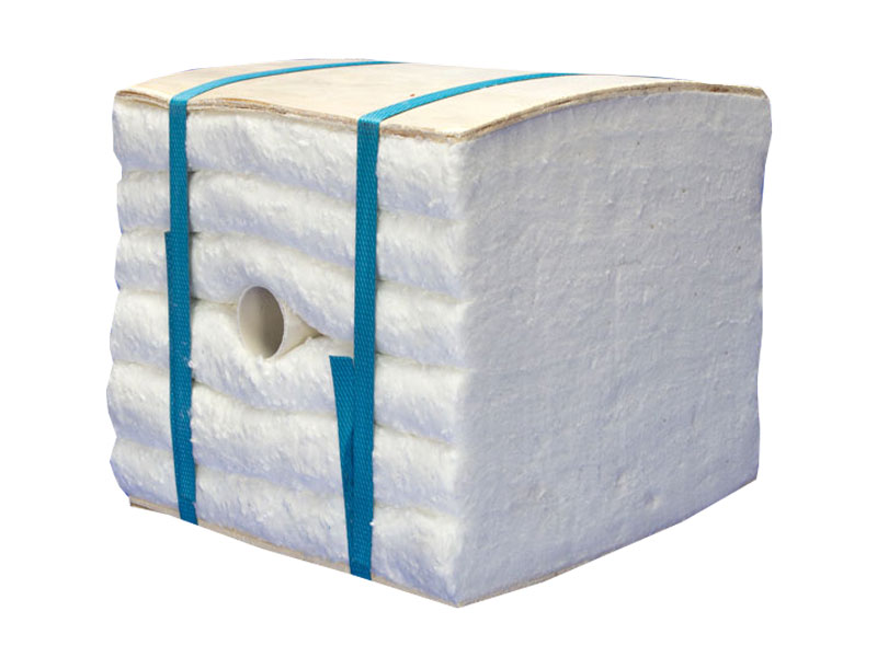 Ceramic fiber module for furnace lining