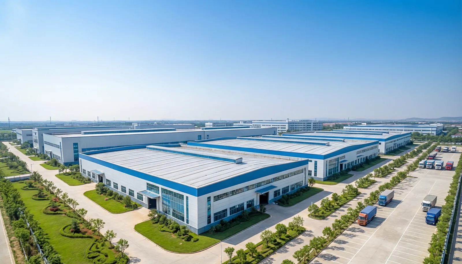 ZOUYU ceramic fiber factory exterior in Zouping, Shandong