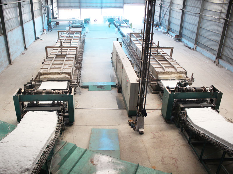 Refractory production line equipment